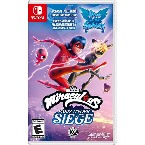 Miraculous ミラキュラス switch Amazon.com: Miraculous: Paris Under Siege - Nintendo Switch